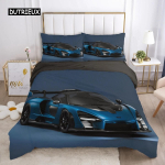 Kiirusspordiauto Tekikott Komplekt Queen Suurus Lahe V&otilde;idus&otilde;idu Tekikott Ekstreemsport Voodipesukomplekt Poistele Teismelistele Meestele Toa Sisekujundus EU Single 135x200cm