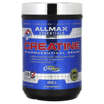 ALLMAX, Kreatiinipulber, 100% puhas mikroniseeritud kreatiinmonoh&uuml;draat, Farmakop&ouml;a kvaliteediga kreatiin, 14,11 untsi (400 g)