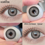 EYESHARE Color Contact Lenses 1 Pair/Year Black Natural Contact Lenses Blue Stylish and Comfortable Contact Lenses Green Eye Makeup Color Lenses