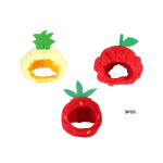 3 kassim&uuml;tsi, kassiriided, k&otilde;rvadega puuviljam&uuml;ts, kassidele ja v&auml;ikestele koertele sobiv l&otilde;bus kassim&uuml;ts, kassipojad, kutsikad, peokooslus punane