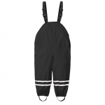 V&auml;ikelapsed Lapsed Poisid T&uuml;drukud Vihma Dungarees Tuulekindlad Veekindlad Mud Jumpsuit riided 104/M must