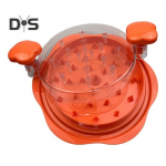 Lihahakklihamasin kanapurustaja Toidukvaliteediga press- ja konteineritega T&otilde;hus burgeripress &uuml;htlaselt paksude p&auml;tsikeste valmistamiseks Mitmek&uuml;lgne kanahakklihamasin must