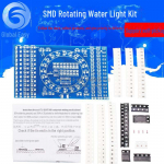 SMD p&ouml;&ouml;rleva veevalgusti isetegemise komplekt: Osade keevitamise praktikalaud oskuste v&auml;lja&otilde;ppeks SMD Rotating Water Light