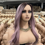 Mannekeenipea &otilde;lgadega PVC B&uuml;st Mitmek&uuml;lgne &Uuml;mberm&otilde;&otilde;t 54cm Inimese Poole Mudel