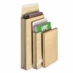 400 pochettes kraft renforc&eacute;es d&eacute;pliables - 26 x 33 cm