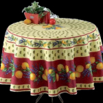 Nappes - PROMO LINGE - Polyester - 180cm - rouge