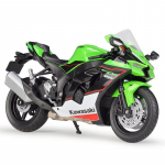 WELLY 1/12 Kawasaki Ninja ZX10R Raske Locomoti SimulatsioonSulamist Mootorratta Mudel Amordid Kollektsiooni M&auml;nguauto Kingitus roheline