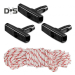 P&otilde;imitud k&auml;ivitusn&ouml;&ouml;r 10m t&otilde;mben&ouml;&ouml;r k&auml;ivitusk&auml;epidemega k&otilde;rge t&otilde;mbetugevusega k&ouml;is universaalne asendus generaatoritele, muruniidukitele, trimmeritele 1 Set