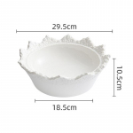 Kivitekstuuriga &uuml;hev&auml;rviline keraamiline kauss, restorani paks supikauss, pastakauss, salatikausid, suure mahutavusega spetsiaalsed lauan&otilde;ud