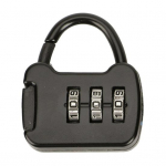 3-kohaline kombineeritud paroolilukk Lihtsalt kasutatav mitmeotstarbeline seljakoti tabalukk, kaasaskantav mini-paroolilukk roosa