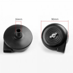 Summuti &Otilde;hukompressor Summuti Filtrikassett Vaakumpump Plastik Must 16MM