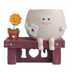 P&auml;evalill naeratava n&auml;o istutuspoti vaiguga multifilmipea lillepott siseruumides v&auml;litingimustes kaktuse sukulentsete taimede konteiner