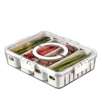 Uus S&auml;ilituskarp K&uuml;lmkapi S&auml;ilituskarp Jahutatud Kaasaskantav K&ouml;&ouml;givilja Puuvilja N&otilde;u K&uuml;lmkapp Lekkimiskindel &Auml;ravoolu Korraldaja