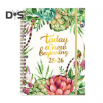 2025&ndash;2026 planeerija juuli 2025 &ndash; juuni 2026 12 kuuline igap&auml;evane igakuine plaanija lillepr&uuml;kiga spiraalk&ouml;ites m&auml;rkmik kodukontori koolile F