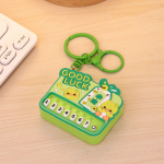 Loov multifilmi miniklaveri v&otilde;tmehoidja peopesa muusika elektrooniline klaver valgust kiirgavad m&auml;nguasjad koti ripats haaramismasin laste m&auml;nguasjad roheline