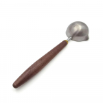 Dental Wax Measuring Spoon Wax melting spoon Stainless Steel with wooden Handle lab denture laboratory wax teeth 1 piece