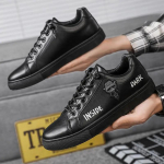 Uued Br&auml;ndi Kingad Meestele Trendikas Vabaaja Jalatsid Patendinahast Tossud Uus T&auml;nav Noorte Mood Koomiks Lamedad Rula Kingad 2024 40 kuld