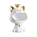 Naerva kassi kuju vaik Lucky Cat kujude kaunistus Loominguline v&auml;ikeste esemete konteiner Armsad lauaarvuti hoiutarvikud punane