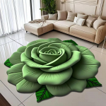 Elutuba Kodu 3D P&otilde;randamatt Lilleline P&otilde;randamatt Kristallveluur Vaip &Uuml;mmargune Kodu Lillematt diameter 120cm tumeroheline v&auml;rv