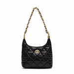 Teemantkujuline Kett-kaenlaalune Kott Naistele, Kvaliteetse Tekstuuriga Pehmest Nahast Suure Mahutavusega &Uuml;he &Otilde;lakott S&uuml;giseks Small