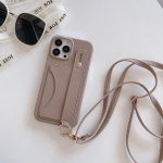 Luksuslik PU-nahast crossbody kaelapaelaga telefonikott iPhone 14 Plus 13 12 11 Pro Max jaoks, rahakott kaardihoidjaga, p&otilde;rutuskindel kate For iPhone 14Pro Max