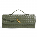 Isikup&auml;rastatud ja k&otilde;rgekvaliteediline kootud &otilde;htus&ouml;&ouml;gikott, elegantne k&auml;eshoitav &otilde;lakott naistele, vintage horisontaalne baguette-kott, vabaaja crossbody-kott