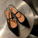 Elegantsed Naiste Kingad Disainer Balleriinad Naiste T&ouml;&ouml;kingad Luksuslikud Nahksandaalid Seksikad Slingback Terava Ninaga Pumbad Peokleidikingad EUR 35 kuld