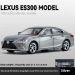 Uus 1:24 Lexus ES300 Suur Luksuslik Juhtiv Sedaan Sulamist Metallist Valatud Autode Mudel Heli ja Valgus Tagasit&otilde;mbamismehhanismiga Seeria S&uuml;nnip&auml;evakingitus