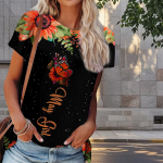 Naiste suvine T-s&auml;rk liblikaprindiga retromoe l&uuml;hikeste varrukatega t-s&auml;rgid vabaaja tr&uuml;kitud topid XS lilla