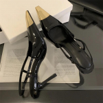 T&auml;navastiil Terava ninaga Naiste Pumbad Mood Slingbacks &Otilde;hukesed K&otilde;rged Kontsad Elegantsed Striptiisitar Ballikleit Daamide Sandaalid Kingad 36