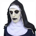 Horror Scary Nun lateksmask / pear&auml;tt Valak Cosplay Halloweeni kost&uuml;&uuml;mi jaoks