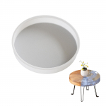 Loomingulise disainiga suur &uuml;mmargune silikoonvormitarvik kristall-epoks&uuml;vaigust lauaplaatidele k&auml;rgstruktuuri ja j&otilde;emustriga 2