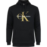 Calvin Klein Minimalistlik Mugav Mitmek&uuml;lgne Kapuutsiga Pingutusn&ouml;&ouml;riga Pikkade Varrukatega Huppar Meeste Huppar Must 40GC201-001 S
