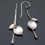 Leaf Drop K&otilde;rvar&otilde;ngad Antiik h&otilde;bedane v&auml;rv Boho Style Naiste rippk&otilde;rvar&otilde;ngad Ehted