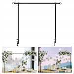 over The Table Rod Stand with Clamps Flower Arch, Rustproof, Balloon Arch for Wedding