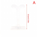 Akriilist naastk&otilde;rvar&otilde;ngaste riputusriiul Stend Ehted Riputaja Korraldaja Hoidja 8.5cm