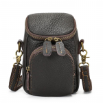Ehtne Nahk Meeste V&ouml;&ouml;kotid &Uuml;he&otilde;laline Crossbody Kott Meeste V&ouml;&ouml;kotid kohv