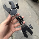 Double Head Clamp Adjustable Arm Camera Mount Easy to Install Super Handlebar for 22cm