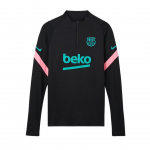 Nike X Barcelona Jalgpalliklubi Dri-Fit 20/21 Strike Drill Mugav Seisukrae Pikkade Varrukatega Jalgpallis&auml;rk Meeste peals&auml;rgid CK9611-011 2XL
