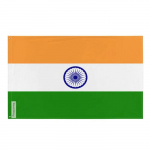 India lipp &ndash; 120 x 180 cm &ndash; Vastupidav pol&uuml;ester &ndash; 2 metallklambrit &ndash; Sise- ja v&auml;listingimustes kasutamiseks &ndash; Pixelforma puhas