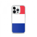 Coque iPhone &ndash; Drapeau France &ndash; iPhone 14 Pro &ndash; Souple &ndash; Mitmev&auml;rviline &ndash; Vertikaalne disain