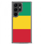 Coque T&eacute;l&eacute;phone &ndash; Samsung &ndash; Galaxy S23 &ndash; Drapeau Guin&eacute;e &ndash; Souple &ndash; mitmev&auml;rviline