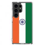 Coque T&eacute;l&eacute;phone - Samsung - Galaxy S24 - Drapeau Inde - Souple - Mitmev&auml;rviline