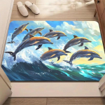 Imav Vannitoa WC Uksematt Libisemiskindel ja Kulumiskindel Jalamatt Sissep&auml;&auml;suukse Matt 50cm*80cm