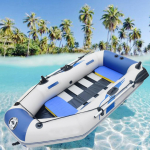 1,75M/2M Professionaalne T&auml;ispuhutav Kajak PVC T&auml;ispuhutav Kummist Kalap&uuml;&uuml;k Veekindel Kulumiskindel Kajak Pontoonpaat Parv 1-2 Inimest 2M