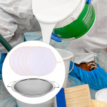 Paint Strainer,Stainless Steel Fine Mesh Screen,Easy to Clean,Airless Spray Tool Funnel for
