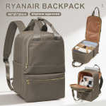 Ryanair Cabin Max 40x20x25 Reisitaskuhoidja, Lennuki k&auml;sipagasitaskuhoidja, Naiste pendeltaskuhoidja, Meeste s&uuml;learvutitaskuhoidja pruun