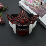 Jaapani samurai Oni deemoni mask Halloweeni deemoni samurai cosplay &otilde;udusfilmi prajna tapja maskid peokost&uuml;&uuml;mi rekvisiidid