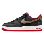 Nike Air Force 1 07 LX Labidatega Meeste Tossud Must Punane &Uuml;likoolikuld Metallik DJ5184-001 45