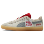 Coca-Cola x Puma Suede Slate Triibulised Unisex Tossud Kreemjas Ivoor-Helendav 387049-01 36